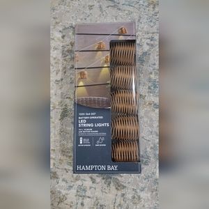 Indoor/Outdoor 15.4 ft. 10-Light Brown Battery Powered LED Light